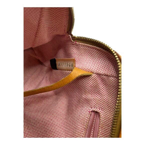 Y2K Vintage Dooney & Bourke Marchesa Cognac Pebble Leather Satchel Shoulder Bag - Picture 13 of 13